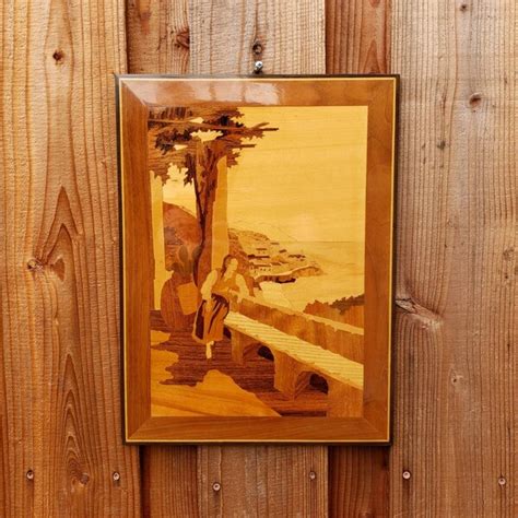 wooden marquetry pictures